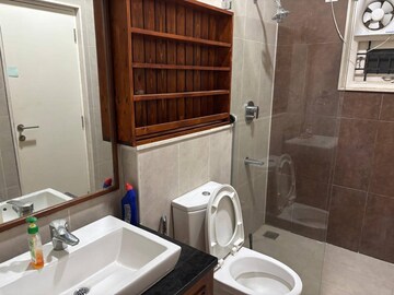 Bathroom in 3 BHK Villa at Prestige Augusta Golf Village, Kothanur – for Rent
