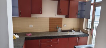 Kitchen in 3 BHK Apartment at Omaxe Residency, Gomti Nagar – for Rent
