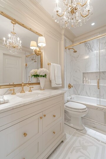 Bathroom in 4 BHK Villa at Mysore Road – for Sale