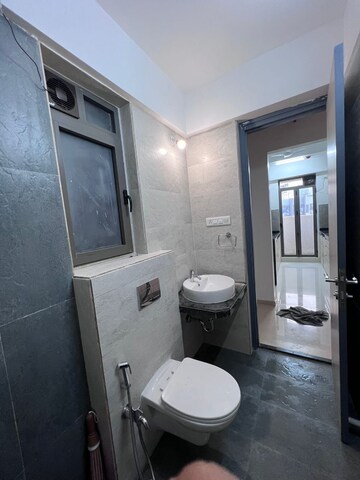 Bathroom in 2 BHK Apartment at LnT Veridian, Powai – for Rent