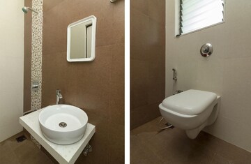 Bathroom in  Pg at Thane West – for Rent