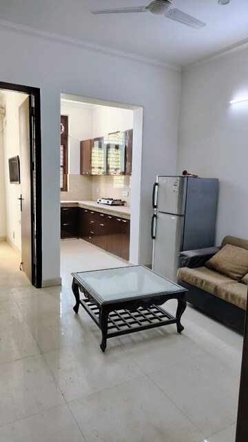 Living Room in 2 BHK Builder Floor at M3M Atrium, Sector 57 – for Rent