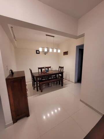 Living Room in 3 BHK Apartment at DS Max Skycity, Thanisandra – for Rent