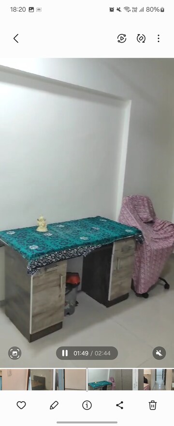 Bedroom in 3 BHK Apartment at STG Marigold Siddheshwar Garden, Dhokali – for Rent