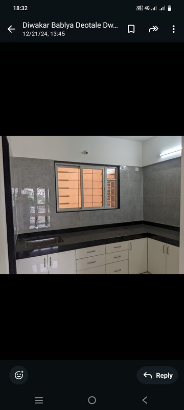 Kitchen in 2 BHK Apartment at GK Dwarka Heights, Pimple Saudagar – for Rent