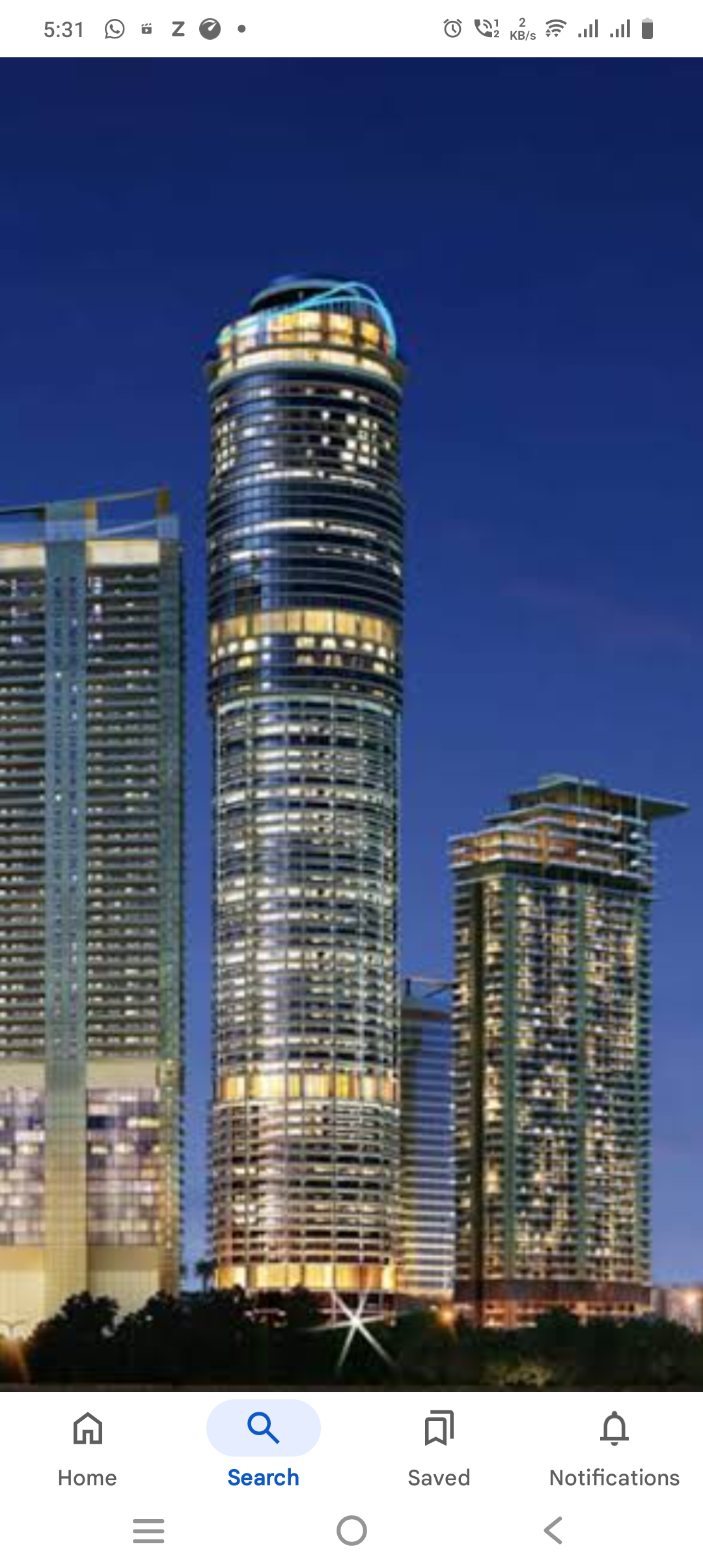 3 BHK + Pooja Room,Study Room 2105 Sq.Ft. Apartment in Supertech Supernova Astralis