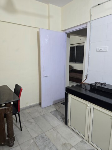 Kitchen in 1 BHK Apartment at Sahayog Complex, Manpada – for Rent