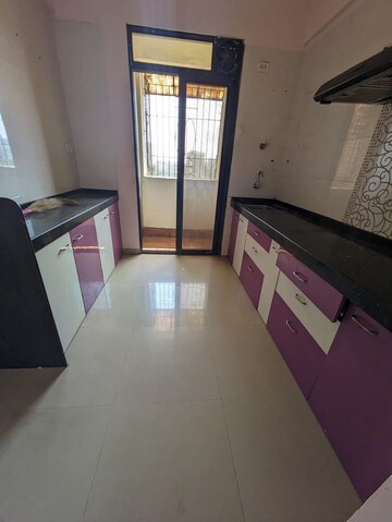 Kitchen in 2 BHK Apartment at Rutu Riverview Classic, Kalyan West – for Rent
