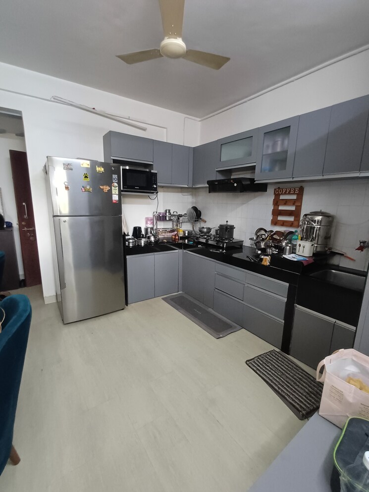 Kitchen, sumer-castle 1 Bedroom 510 Sq.Ft. Apartment In Uthalsar Thane 8033808