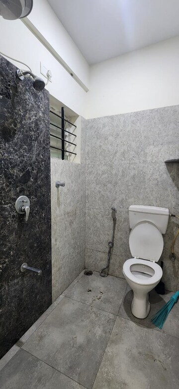 Bathroom in 1 BHK Builder Floor at Venkateshwara Nilaya ITI Layout, Hsr Layout – for Rent