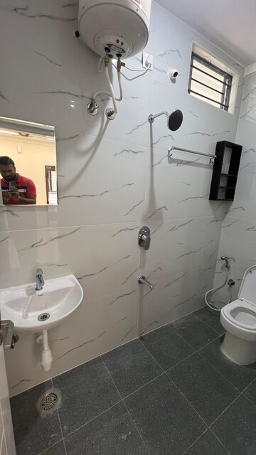 Bathroom in 1 BHK Builder Floor at Govianu HSR, Hsr Layout – for Rent