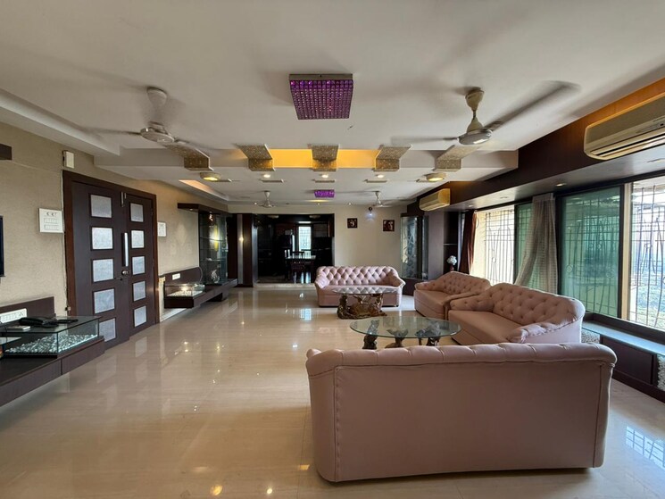 Living Room, nri-complex-phase-2 4 Bedroom 2500 Sq.Ft. Apartment In Seawoods Navi Mumbai 8033947