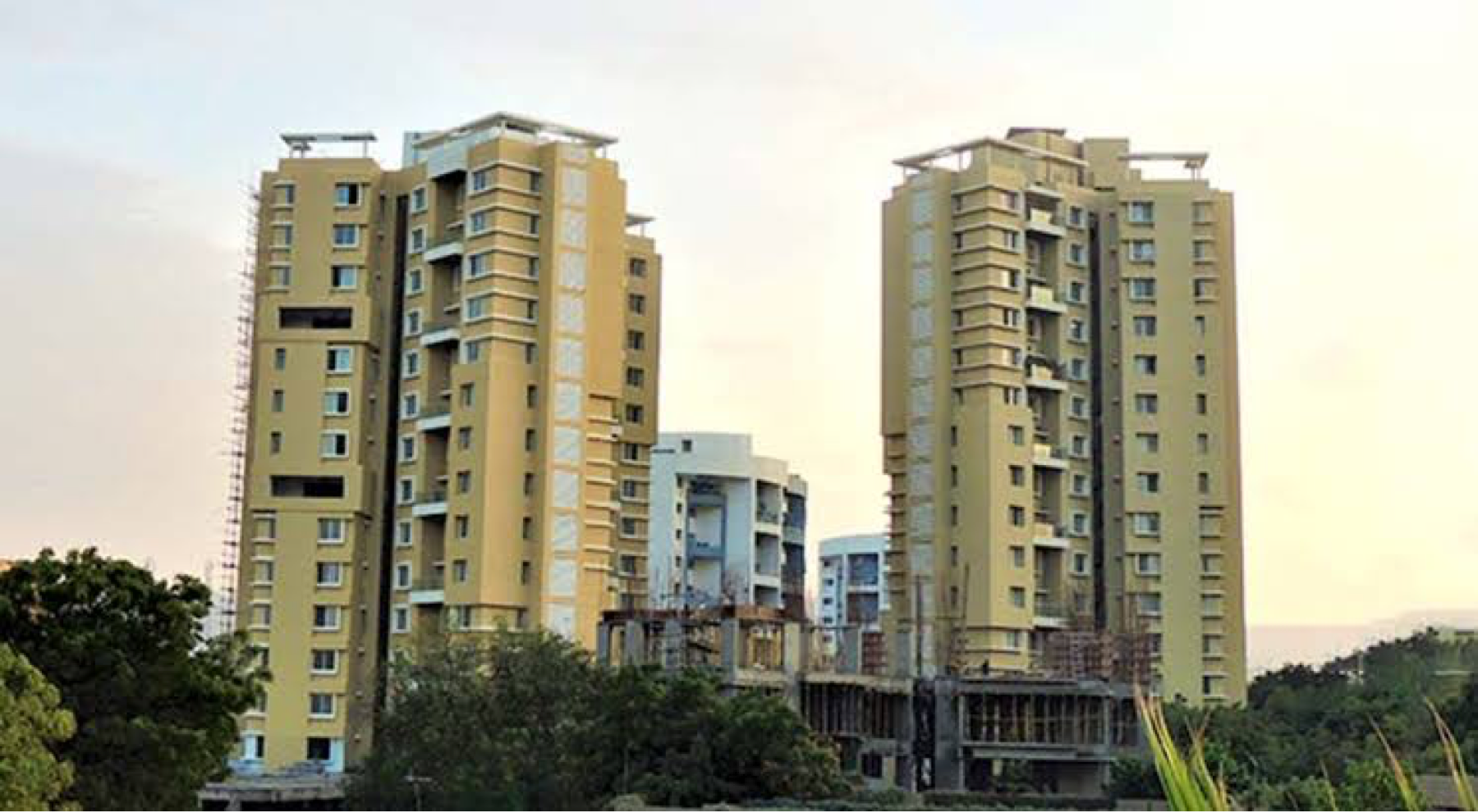 3 BHK + Extra Room 1275 Sq.Ft. Apartment in Kumar Princetown Royal