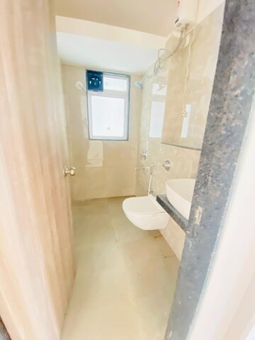 Bathroom in 2 BHK Apartment at Ashar Axis, Majiwada – for Rent
