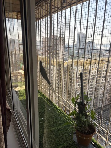 Balcony in 2 BHK Apartment at Romell Diva, Malad West – for Rent