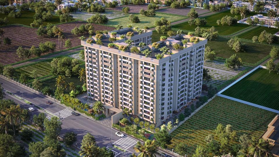 2 BHK + Pooja Room Apartment For Sale in The Century Garden