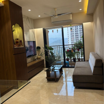 Living Room in 1 BHK Apartment at MICL Aaradhya Highpark, Ketkipada – for Sale
