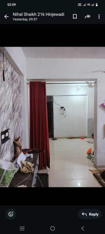Bathroom in 1 BHK Apartment at RR Akshay Residency, Wakad – for Rent