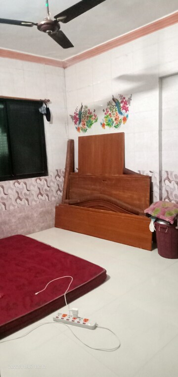 Living Room in 1 RK Apartment at Shiv Om Tower, Mira Road – for Rent