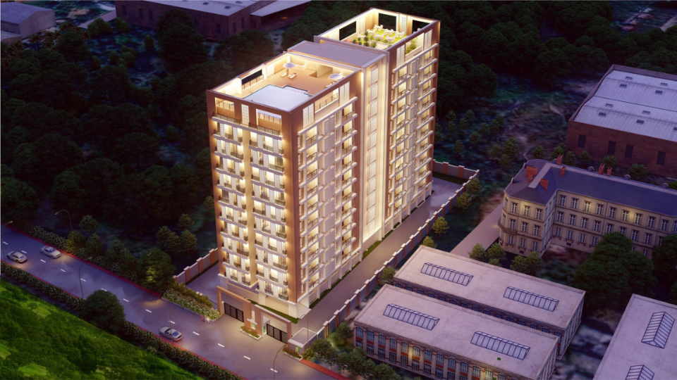 3 BHK + Pooja Room Apartment For Sale in New Luxury Apartments 
