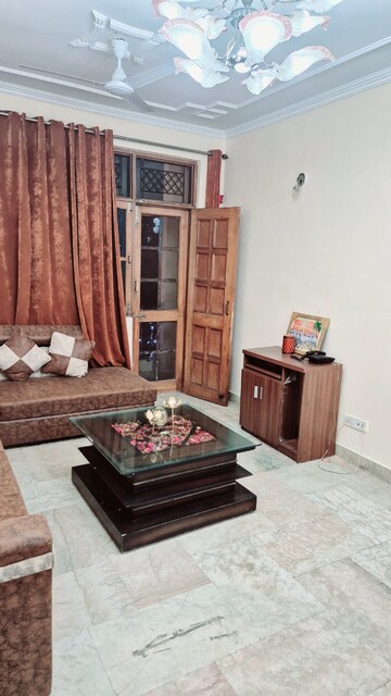 Living Room in 2 BHK Builder Floor at Aman Vihar – for Rent