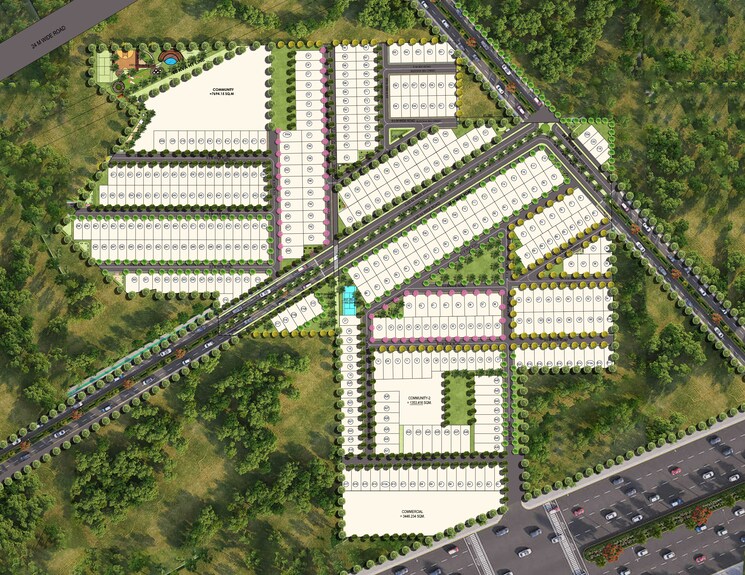 Exterior View, jms-the-nation  131 Sq.Yd. Plot In Sector 95 Gurgaon 8034776