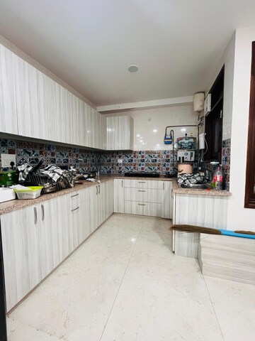 Kitchen in 3 BHK Builder Floor at Palm Residency Chhatarpur, Chattarpur – for Rent