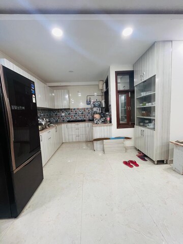 Kitchen in 3 BHK Builder Floor at Palm Residency Chhatarpur, Chattarpur – for Rent