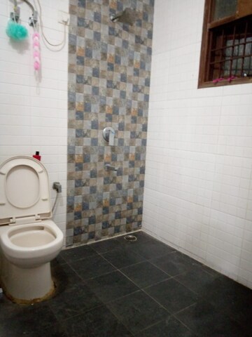 Bathroom in 1 BHK Builder Floor at Chattarpur – for Rent