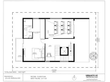 Floor Plan in 4 BHK Villa at Devanahalli – for Sale