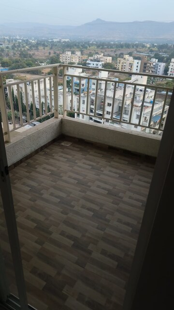 Balcony in 2 BHK Apartment at Venkatesh Rose Woods, Mundhwa – for Rent