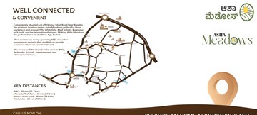 4 BHK Villa – Map Location View at Bagaluru  - for Sale
