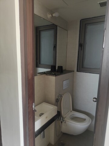 Bathroom in 1 BHK Apartment at Lodha Casa Viva, Majiwada – for Rent