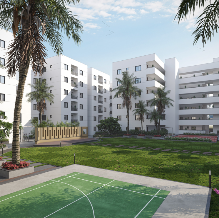 Exterior View, alpine-gmr-springfield 2 Bedroom 1058 Sq.Ft. Apartment In Bolarum Hyderabad 8035439