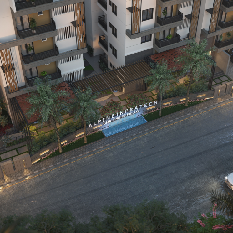 Exterior View, alpine-gmr-springfield 2 Bedroom 1058 Sq.Ft. Apartment In Bolarum Hyderabad 8035439