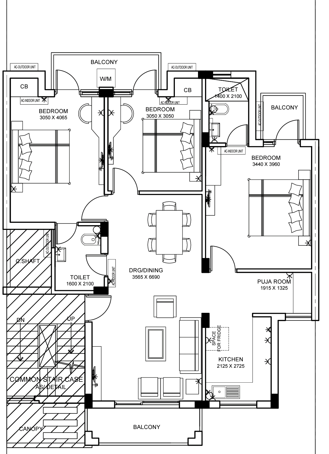 4 BHK Builder Floor For Sale in Bptp Park Floors I