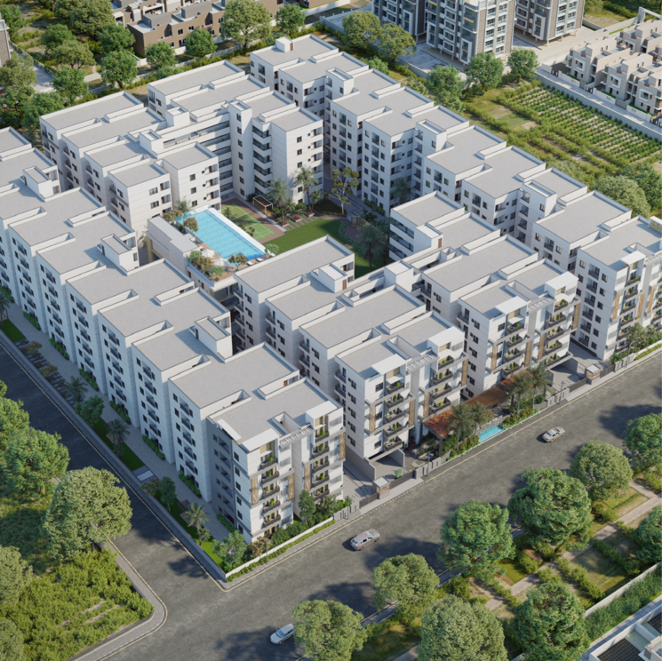 Exterior View, alpine-gmr-springfield 3 Bedroom 1258 Sq.Ft. Apartment In Bolarum Hyderabad 8035604