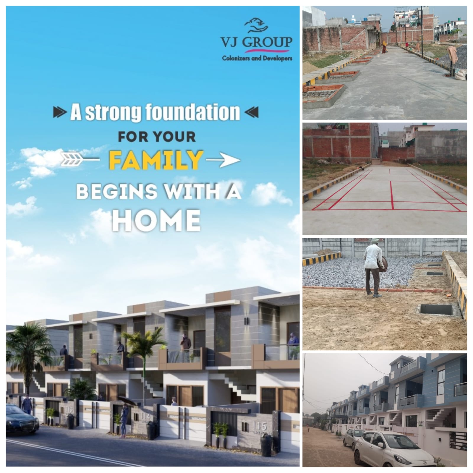 2 BHK + Pooja Room 760 Sq.Ft. Independent House in VJ DH 3