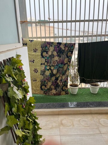 Balcony in 4 BHK Builder Floor at Ansal Sushant Lok I, Sector 43 – for Rent
