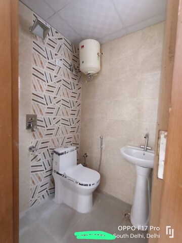 Bathroom in 1 BHK Builder Floor at Chattarpur – for Sale