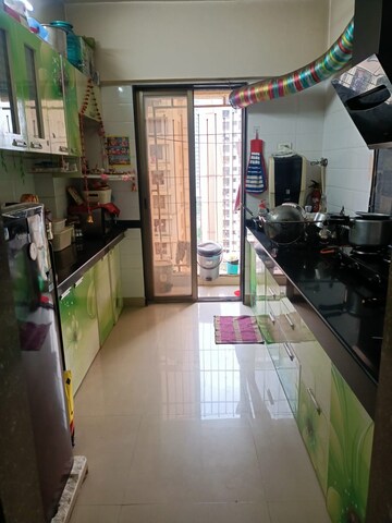 Kitchen in 2 BHK Apartment at Madhav Palacia, Ghodbunder Road – for Rent