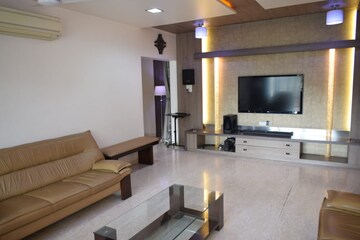 Living Room in 3 BHK Apartment at Clover Palisades, Kondhwa – for Rent