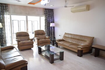 Living Room in 3 BHK Apartment at Clover Palisades, Kondhwa – for Rent