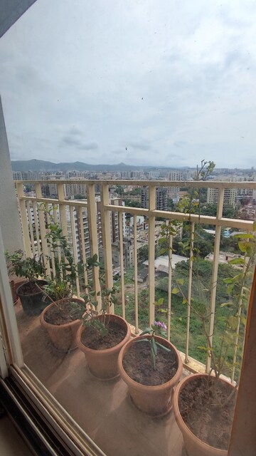 Balcony in 2 BHK Apartment at Godrej Horizon, Mohammadwadi – for Rent