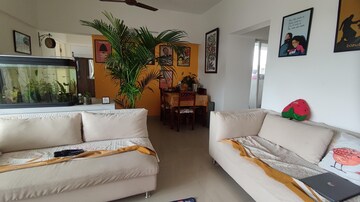 Living Room in 2 BHK Apartment at Godrej Horizon, Mohammadwadi – for Rent