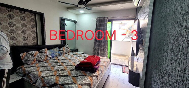 Bedroom, bodakdev 3 Bedroom 2000 Sq.Ft. Apartment In Bodakdev Ahmedabad 8036086