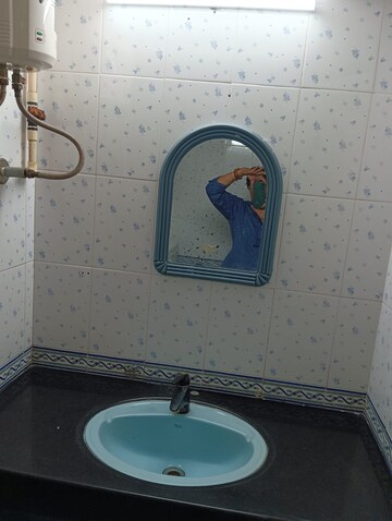 Bathroom in 2 BHK Apartment at Haware Silicon Tower, Palm Beach – for Rent