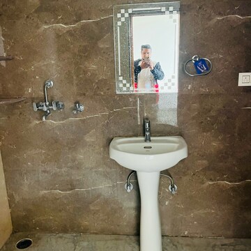Bathroom in 1.5 BHK Apartment at Aerocity – for Rent