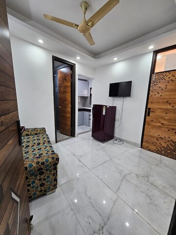 Bedroom in 1 BHK Builder Floor at Chattarpur – for Rent