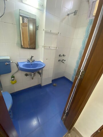 Bathroom in 2 BHK Builder Floor at Malviya Nagar – for Rent